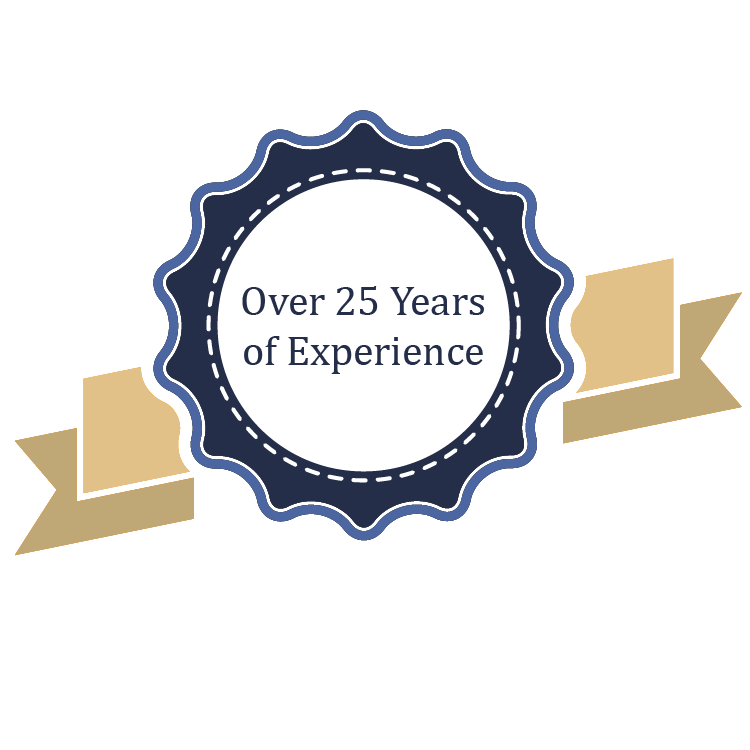 Over 25 years of experience